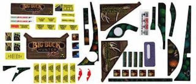 BIG BUCK HUNTER (Stern) decal set