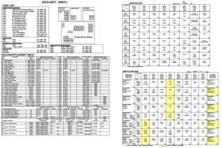 JACKBOT (Williams) Backbox tech chart