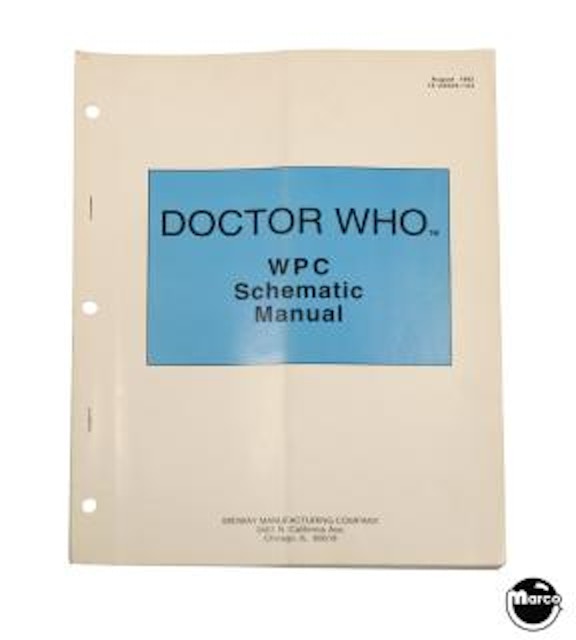 DR WHO (Bally) Manual WPC Schematic