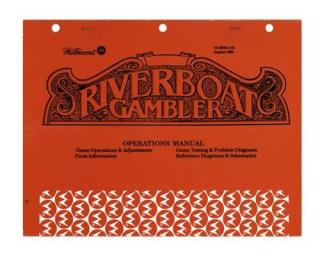 RIVERBOAT GAMBLER (Williams) Manual Reprint