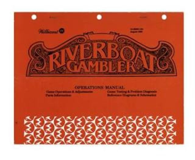 RIVERBOAT GAMBLER (Williams) Manual Reprint