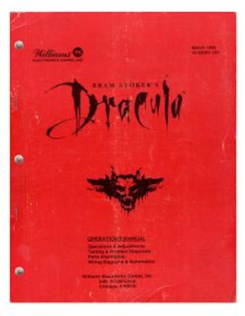 DRACULA (Williams) Operations Manual