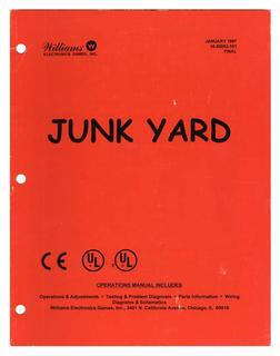 JUNKYARD (Williams) Manual - Original