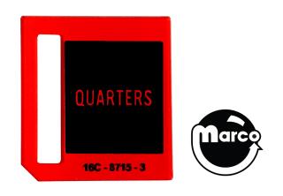 Price plate coin entry Williams Quarters 16-8715-3