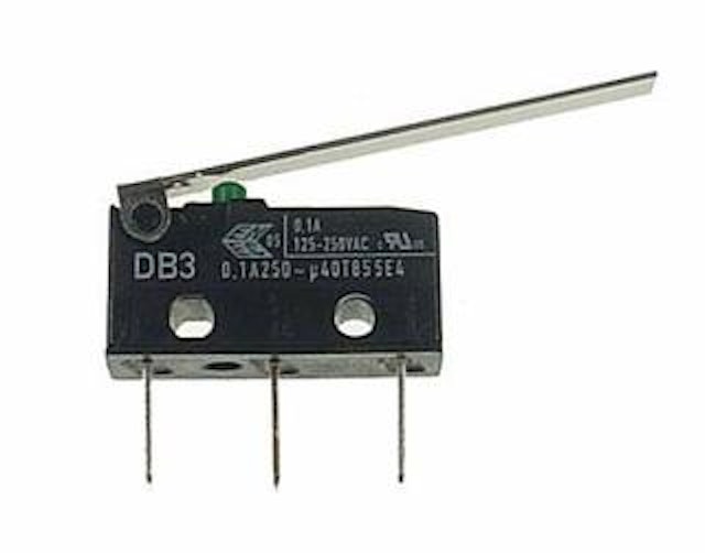 Subminiature switch & lever actuator 1.25 inch