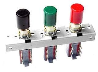 Service switch 3 button red green black USE 500-6056-03