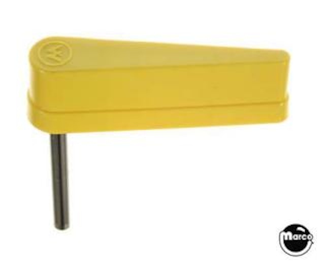 Flipper & shaft Williams logo yellow