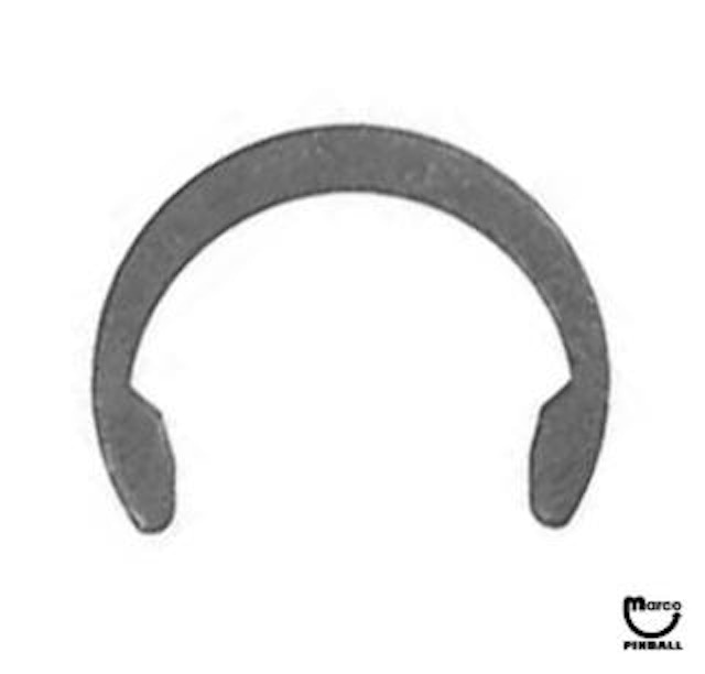 C-clip for 3/8 inch shaft - ball shooter rod