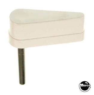 Flipper & shaft 2 inch white with 2 inch shaft
