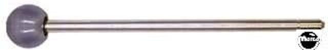 Ball shooter rod - sphere silver knob 7-5/8 shaft