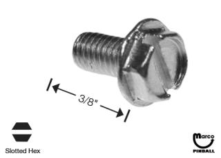 Machine Screw 10-32 x 3/8 inch sl-hwh serrated