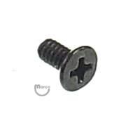 Machine Screw 4-40 x 1/4 inch p-flh black undercut