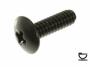 Machine Screw 4-40 x 3/8 inch p-ph black