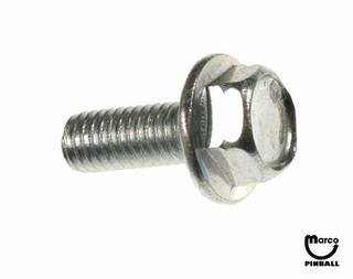 Machine screw 10-32 x 1/2 inch hwh serrated