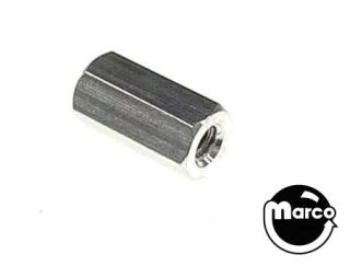 Hex spacer 1/4 x 1/2 inch f-f #6-32 taps