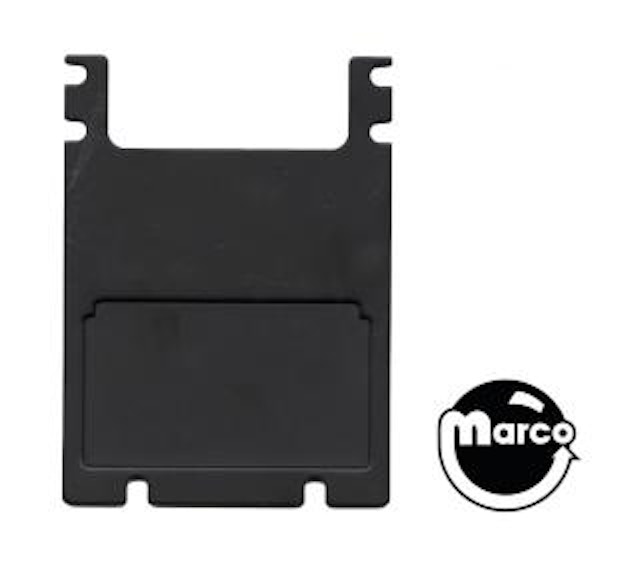 Cover plate - coin door bill validator