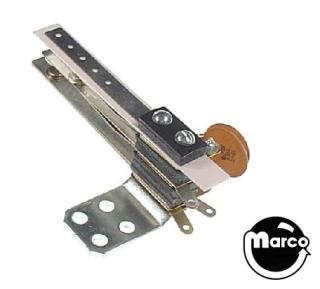 Leaf switch & bracket - flipper cabinet Gottlieb right double contact
