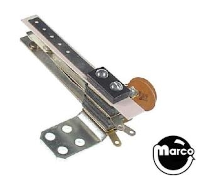 Leaf switch & bracket - flipper cabinet Gottlieb right double contact
