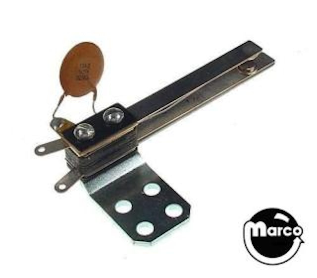 Leaf switch & bracket - flipper cabinet Gottlieb left