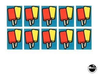 CAR HOP (Gottlieb) Decal set (10) DL725