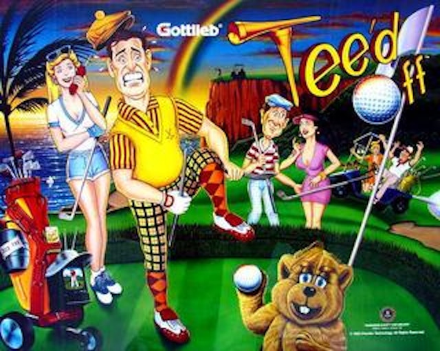 TEED OFF (Gottlieb) Translite