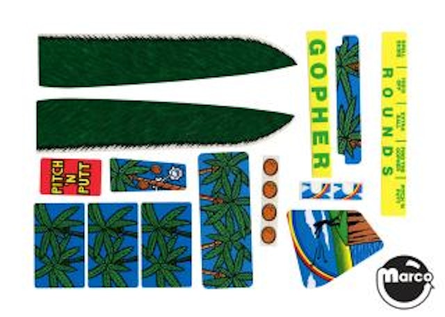 TEED OFF (Gottlieb) Decal set DL736