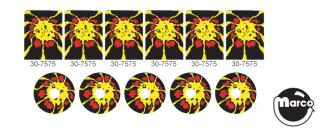 BLACKOUT (Williams) Target decals  (11)