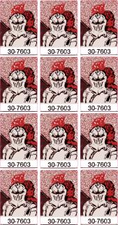 BLACK KNIGHT (Williams 1980) Target decals 12