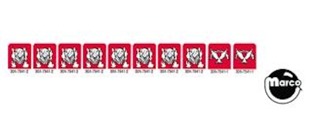 PHOENIX (Williams) Decal target set