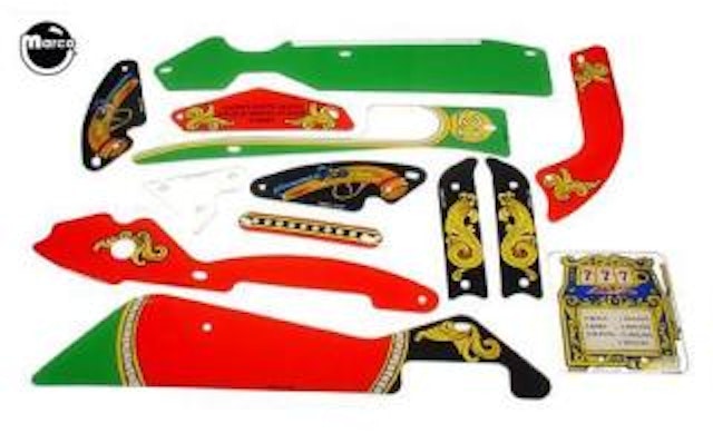 RIVERBOAT GAMBLER (Williams) Plastic set