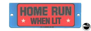 SLUGFEST (Williams) Playfield plastic 'Home Run'