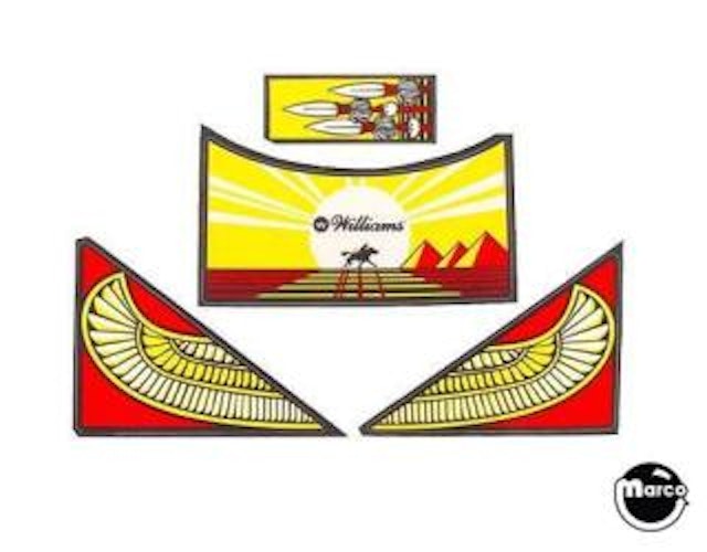 INDIANA JONES (Williams) Apron Decal set