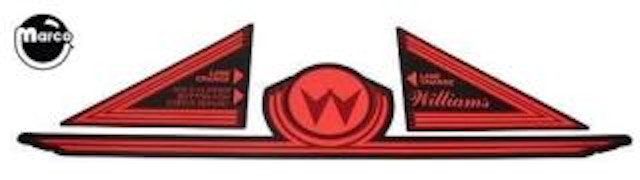 GETAWAY (Williams) Apron Decal set