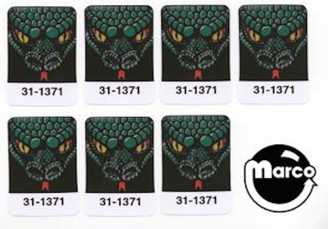 GRAND LIZARD (Williams) target decals 7