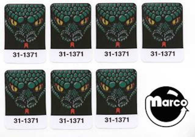 GRAND LIZARD (Williams) target decals 7
