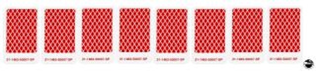 RIVERBOAT GAMBLER (Williams) Decal drop targets