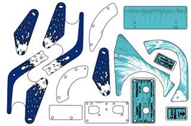 WHITE WATER (Williams) Plastic set
