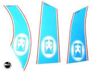 DEMOLITION MAN (Williams) Decals ramp