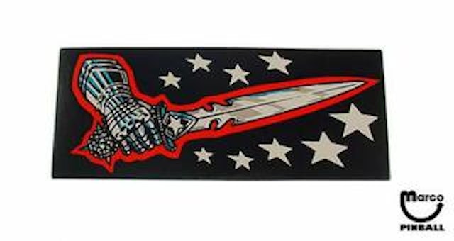 MEDIEVAL MADNESS (Williams) Decal sword