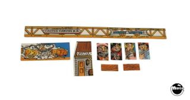 CACTUS CANYON (Bally) Decal set (9)