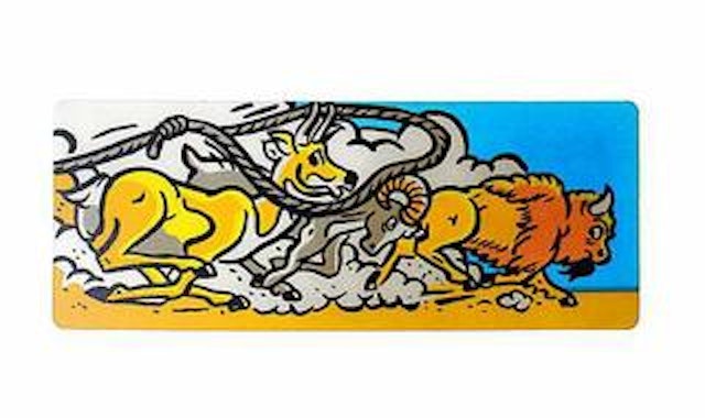 CACTUS CANYON (Bally) playfield decal