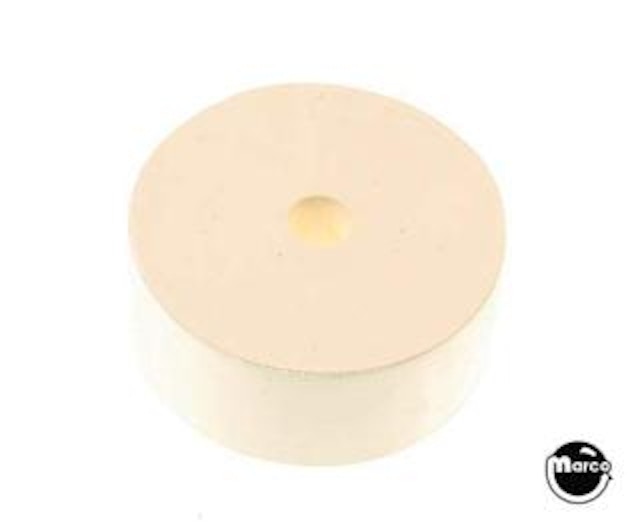 Rubber - rebound white 1-1/4 inch OD R-115-4