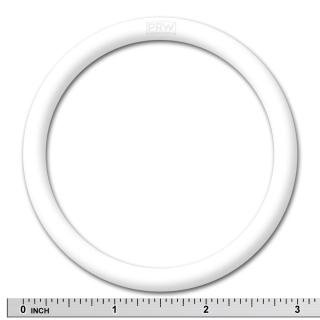 Rubber ring - white 2-1/2 inch ID