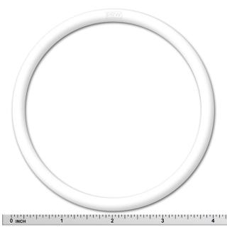 Rubber ring - white 3-1/2 inch ID