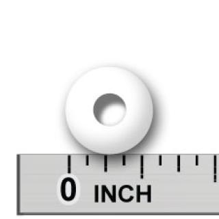 Rubber ring - white 23/64 or 3/8 inch OD