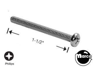 Machine Screw 6-32 x 1-1/2 inch p-ph 237-6239-24