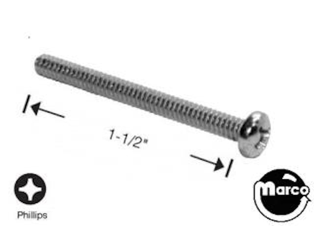 Machine Screw 6-32 x 1-1/2 inch p-ph 237-6239-24
