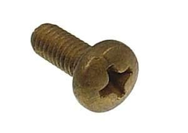 Machine Screw 8-32 x 7/16 inch p-rh-brass