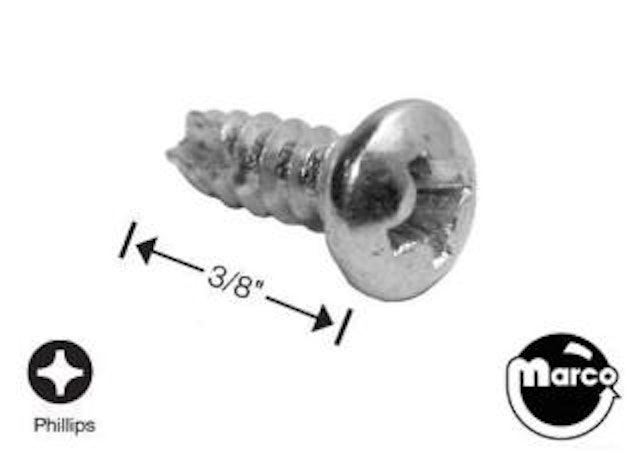 Sheet Metal Screw #6 x 3/8 inch p-ph tc-25