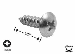 Sheet Metal Screw #6 x 1/2" p-trh 237-5809-00